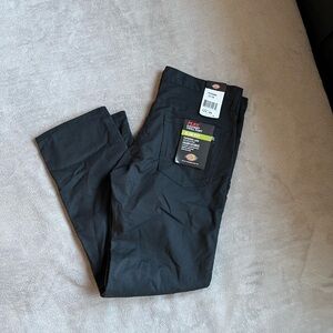 Dickies Black Chino Pants Durable Cotton Blend NEW